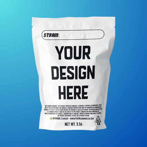Custom Direct Print Square Mylar Bags